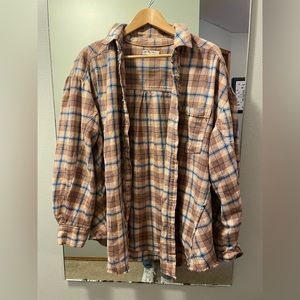 Free People We The Free plaid flannel